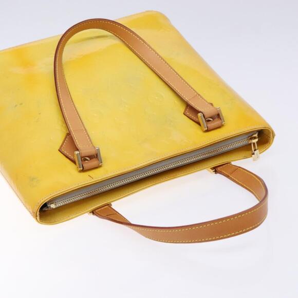 LOUIS VUITTON Monogram Vernis Houston Hand Bag Gris M91053 - Picture 6 of 16